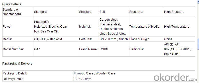 Ball Valve fully welded body with top entry design