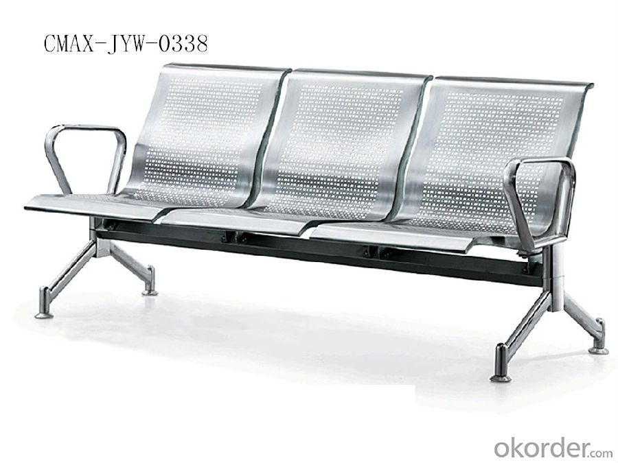 Stainless Steel Waiting Chair with Professional Workmanship CMAX-JYW-0338