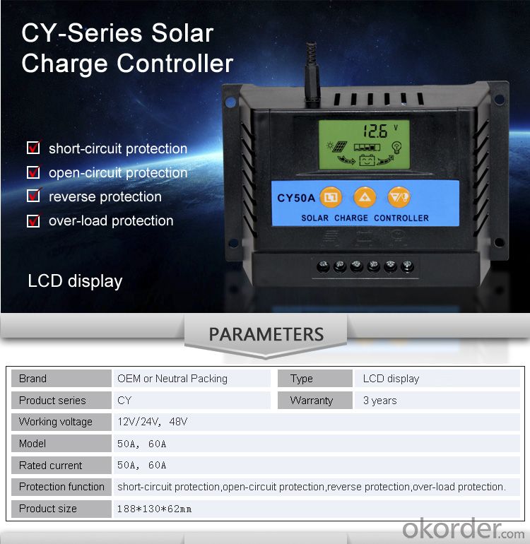 HOT SELLING Solar Controller CY50A with best priceCY50A