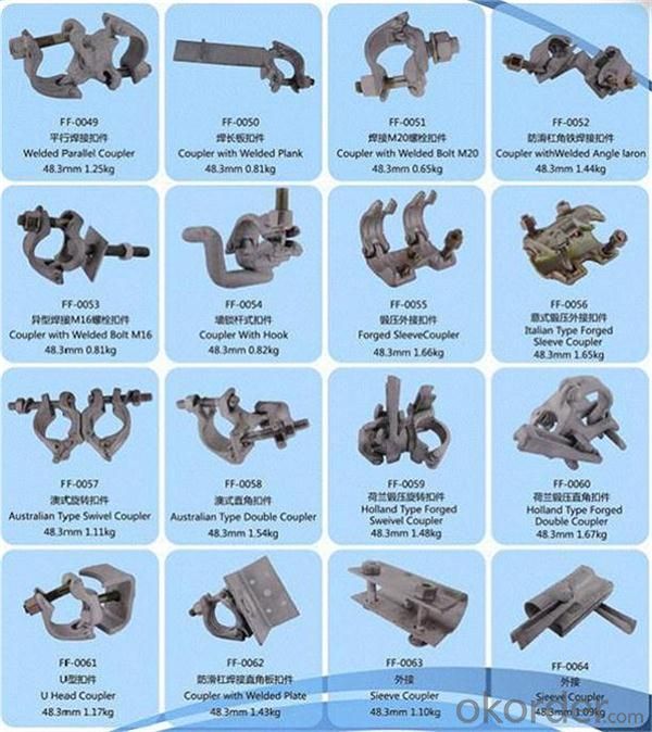 tube and coupler scaffold parts