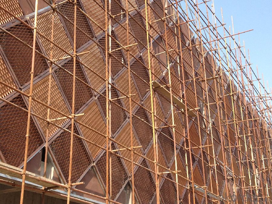 expanded metal mesh cladding