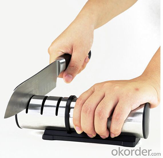 Diamond Knife Sharpener with 3 Stages Ceramic&Steel