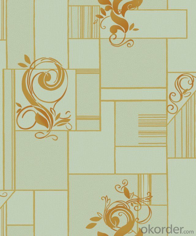 PVC Wallpaper Levinger Free Sample Decorative Floral Modern Style