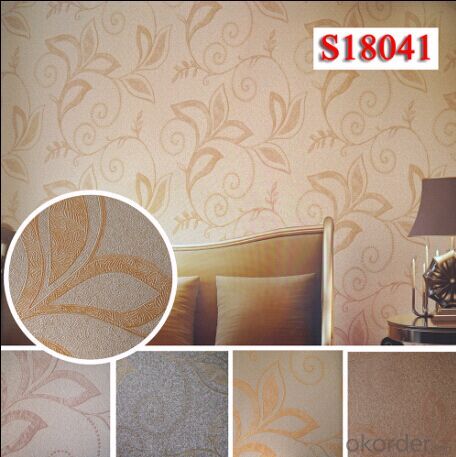 PVC Wallpaper 2015 PVC Coated Wallpaper Home Decor Wallcovering