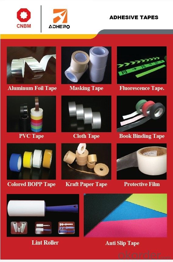 Stationery  BOPP Adhesive Tape   Masking Tape Cloth tape