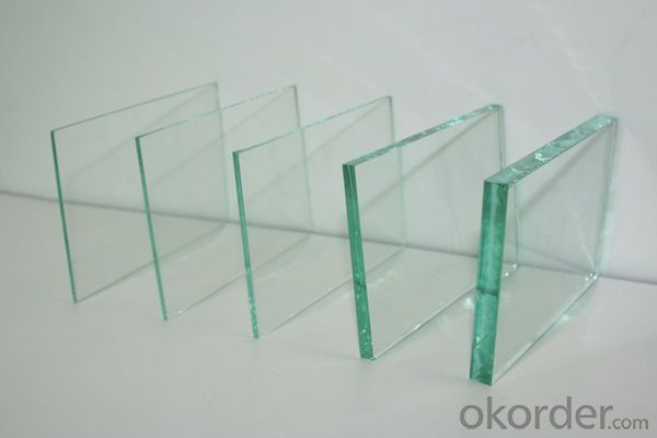 Clear Tempered Glass with 3C/CE/ISO Certificate 3mm-19mm