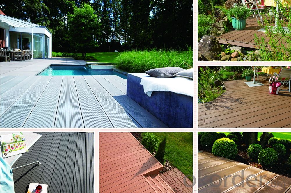 crack-resistant outdoor co-extrusion wpc decking