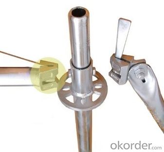 Scaffolding Ringlock Vertical Easy Assembly Top Quality Metal