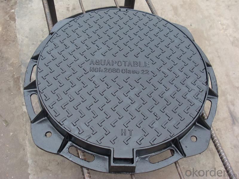 Manhole Cover D400 Sand Casting EN124 Ductile Iron high quality