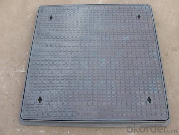 Manhole Cover EN124 C250 600X600mm Composite  and Frame