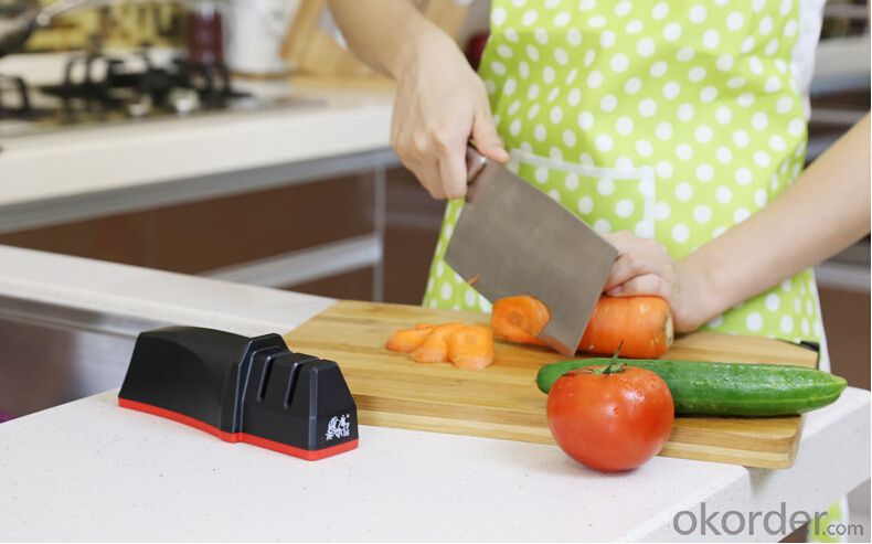 Kitchen Knife Sharpener 2 Stages ABS Base