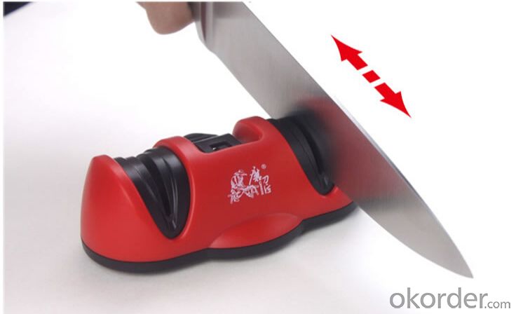 Portable Kitchen Knives Sharpener Fine/Coarse for Different Sharpening