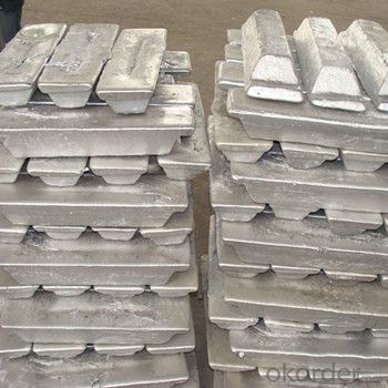 Aluminum Ingot with 99.7%~ 99.9% Wholesale  from Mills