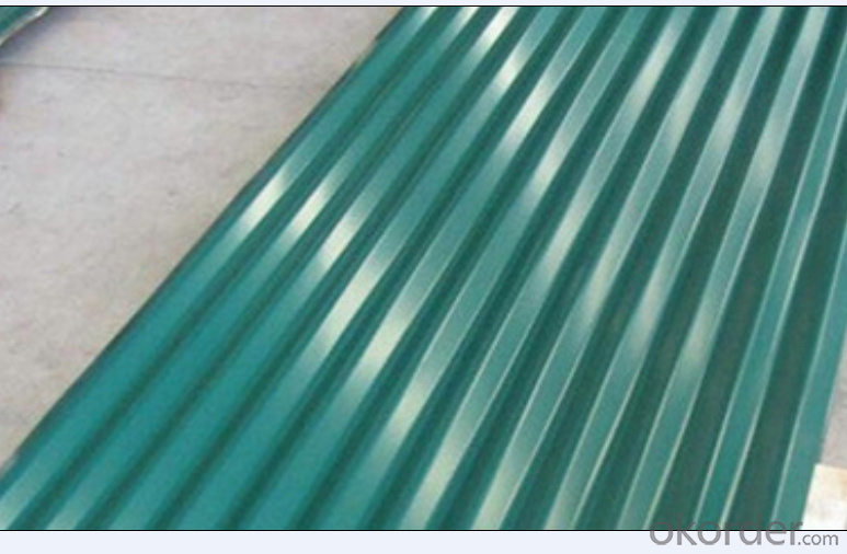 Color Corrugated  coated Galvanized Steel sheet With Different Color