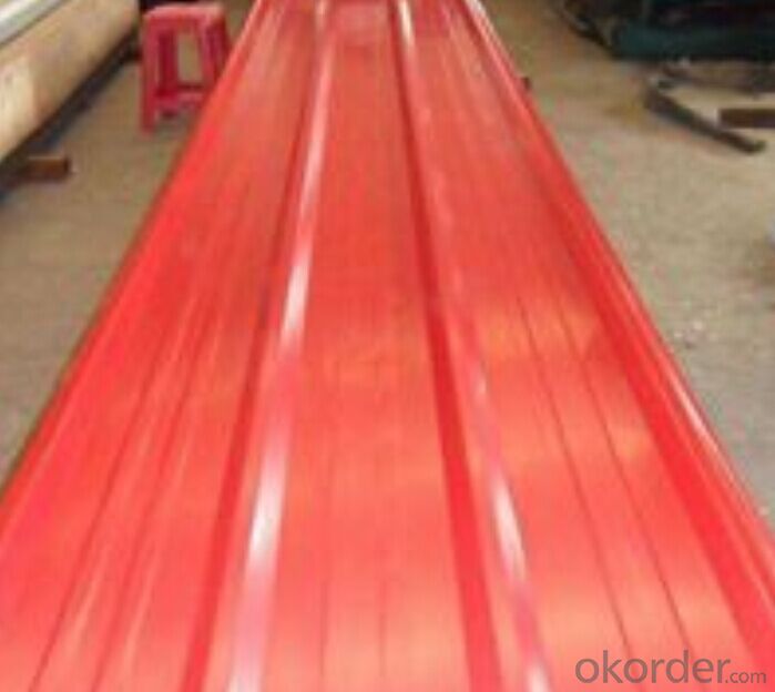 Color Corrugated  coated Galvanized Steel sheet WithHot Selling  Different Color