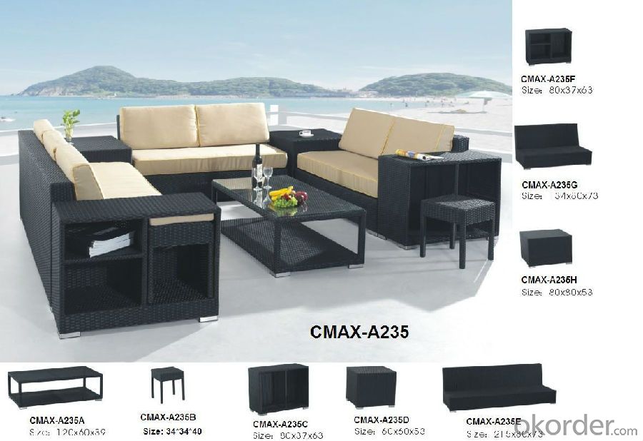 Garden Patio Outdoor Sofa with Great Price for Outdoor Furniture CMAX-A235