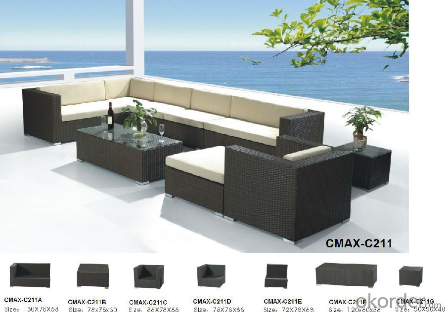 Outdoor Furniture Garden Patio Outdoor Sofa with Professional Workmanshipo CMAX-C211