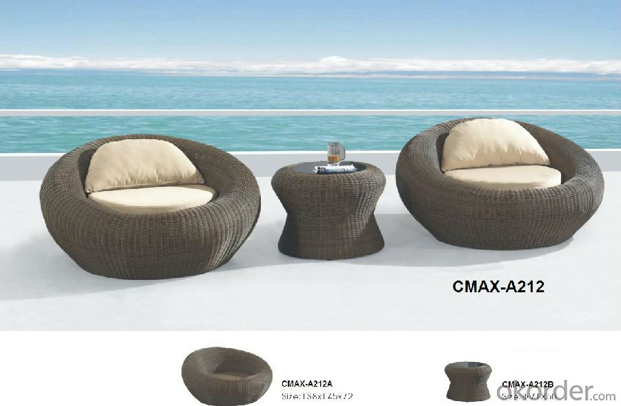 Comfortable Garden Sofa Outdoor Furniture for Beach & Garden Patio CMAX-A212