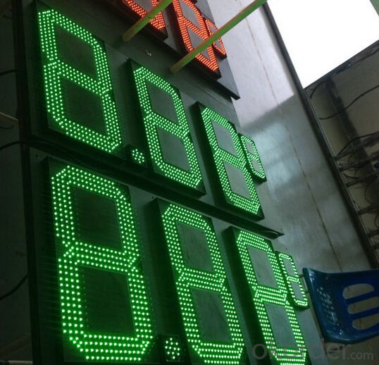 LED Display Outdoor 7 Segment for Gas Station in China Hot Sell