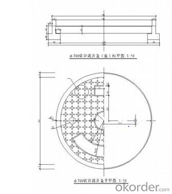 Manhole Cover Ductile Iron MC054 D400 Whole Sales