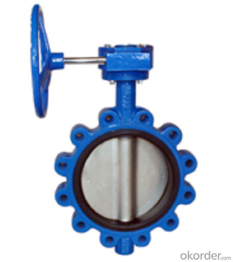 Butterfly Valve DN300 Turbine Type BS 4531 Made in China