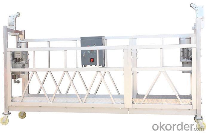 Aluminum Suspended Working Platform with Steel Rope 6*19W+IWS-8.6ZLP800