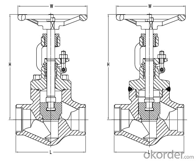 Valve DN150 Non-rising Britain Stardard