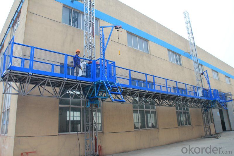 Mast Climbing Work Platform for Working Height 100 m