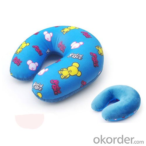 Soft Beads Neck Pillow With Tiger Pattern