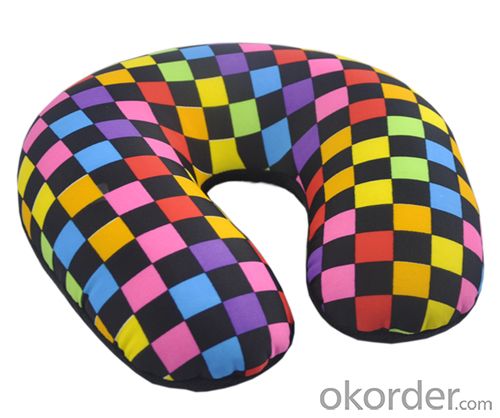 Most Comfortable Beads Pillow With Coloful Line Pattern