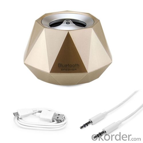 2014 Christmas Diamond Shape Stereo Wireless Bluetooth Speaker