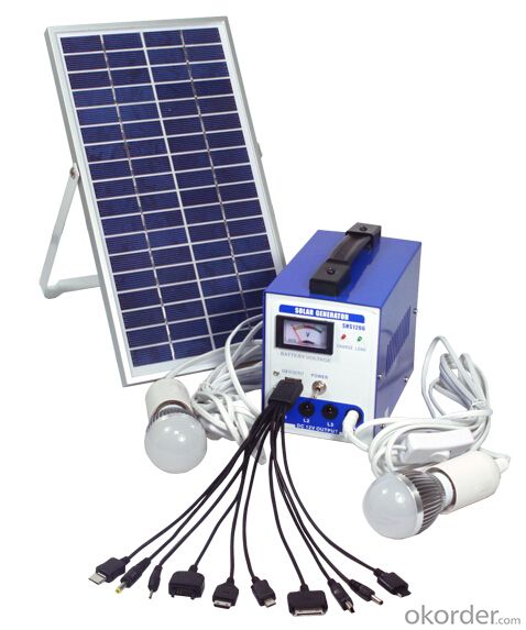 4Ah/ 6W Solar Home System for Lighting Model SHS1206