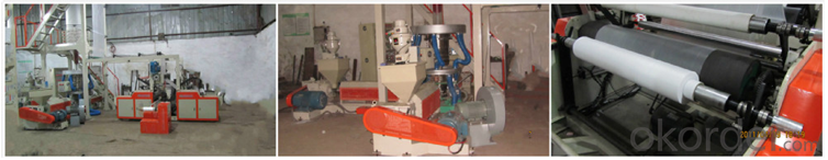 Three to five layers co-extrusion film blowing machine set (IBC), extruder,Plastic  blowing machine