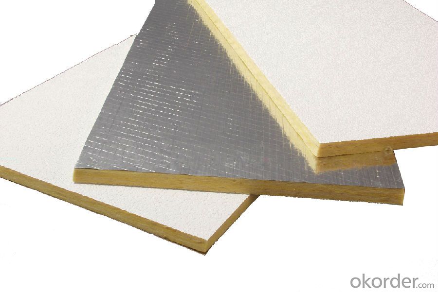 heat insulation can be coated with aluminum foil glass wool felt