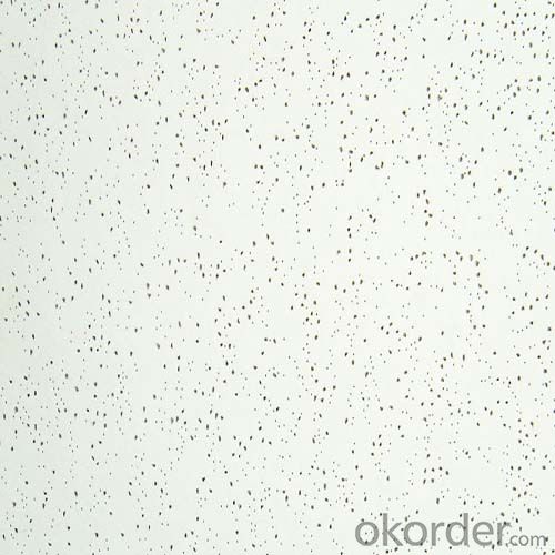 Mineral Fiber Acoustic Ceiling For Indoor Decoration Use