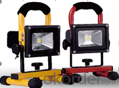 Portable Chargable 10W LED Flood Light 110V 220V 240V 12V 24V