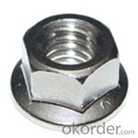 Hex flange Nuts and Head Self Drilling Nuts  Flange Nuts Factory