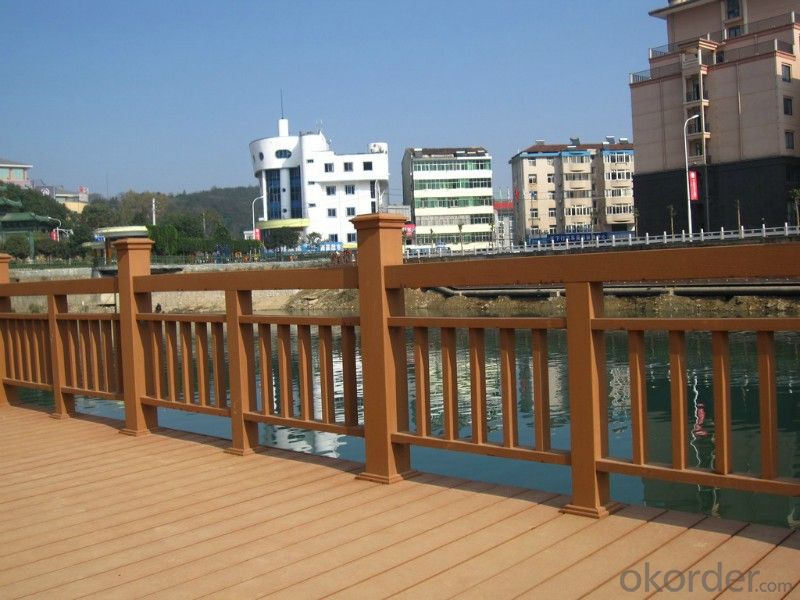 WPC Decking Wood Plastic Composite Anti-water, Anti-insect,  Rigidity