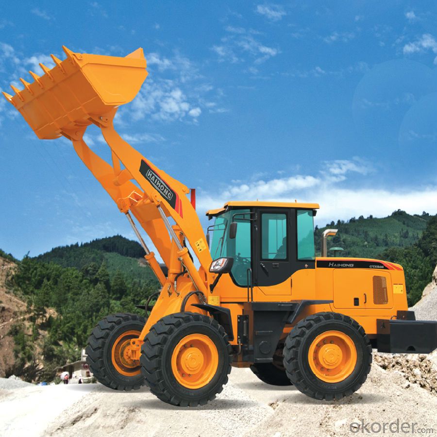 construction machine Haihong CTX915 wheel loader, cheap wheel loader