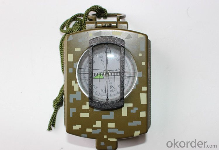 Metal Army or Military Compass DC60-2A with Nightlight