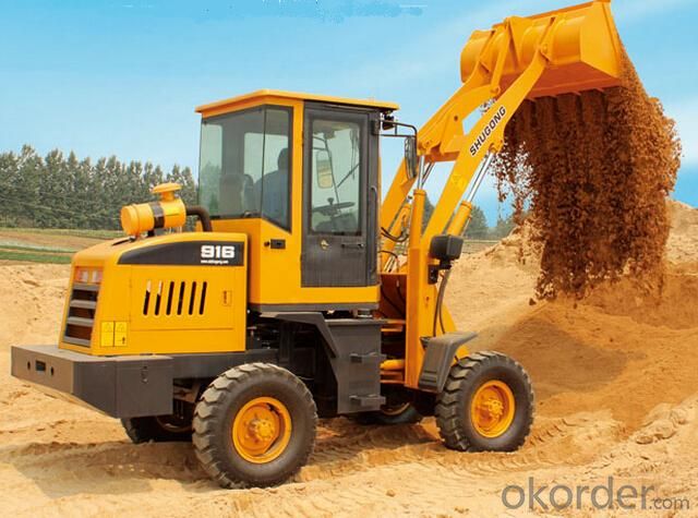 mini construction equipment ZL16f wheel loader with CE certification
