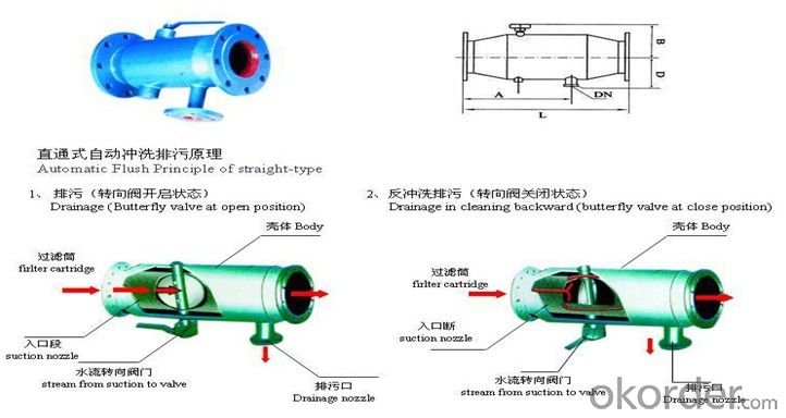Cast Iron / Ductile Iron Strainer Flange end with China Manufacturer