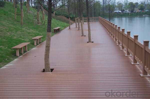 Outdoor Decking / Cheap price wood plastic composite deck