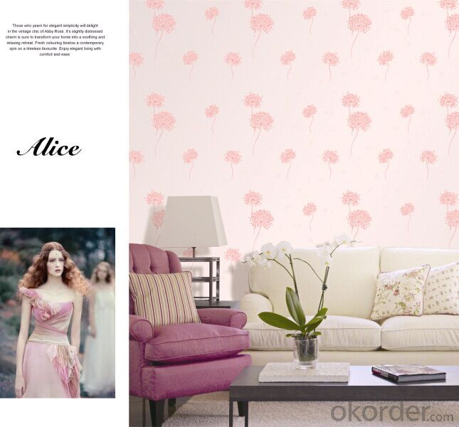 Non-woven Wallpaper Home Decoration Fashion Design Wallpaper