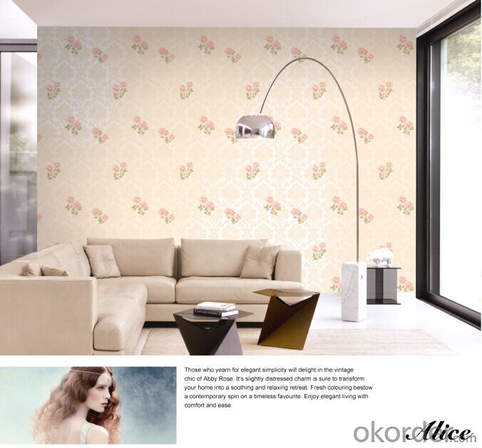 Non-woven Wallpaper Unique and Colorful Fashion Wallpaper for Living Room