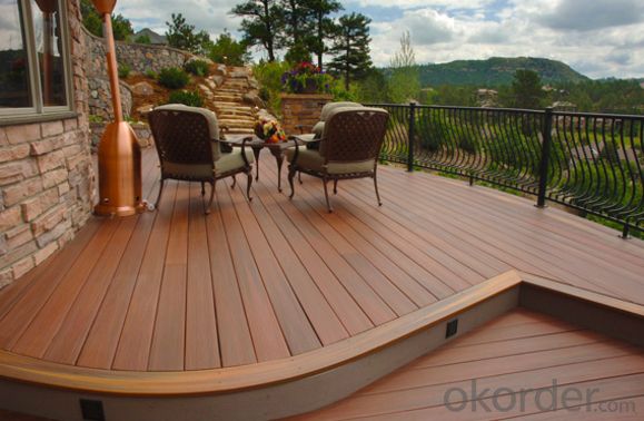 Anti-fungal price wpc decking Germany standard/2015 Hot sale