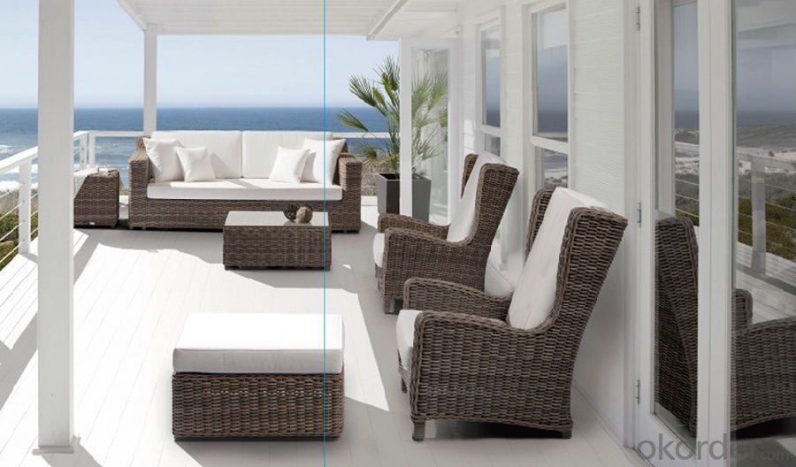 Hot Sale Rattan Sofa Set Patio Wicker Outdoor Hotel Furniture