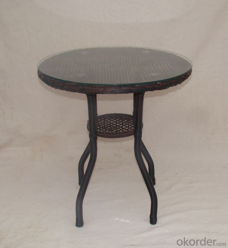Outdoor Rattan Single Table with Chair for Garden CMAX-SC009