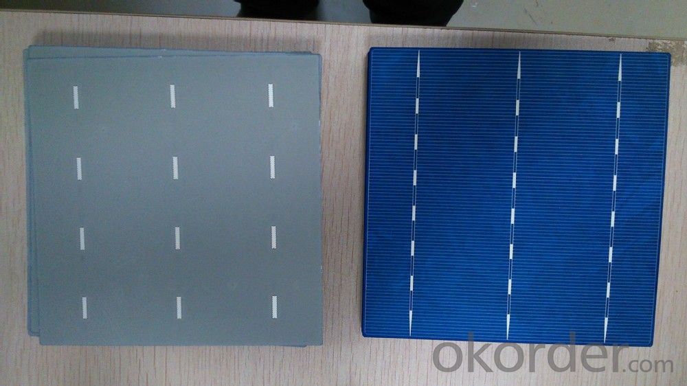 156x156mm poly solar cell,pv solar cell supplier high efficiency cheap photovoltaic solar cell price