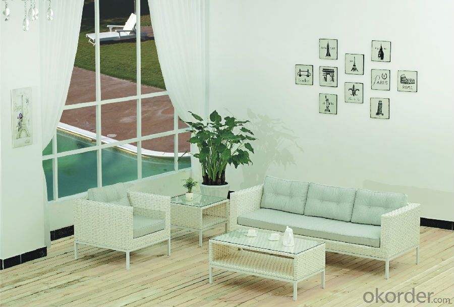 Outdoor Sofa with PE Rattan Aluminum Frame  CMAX-YT006